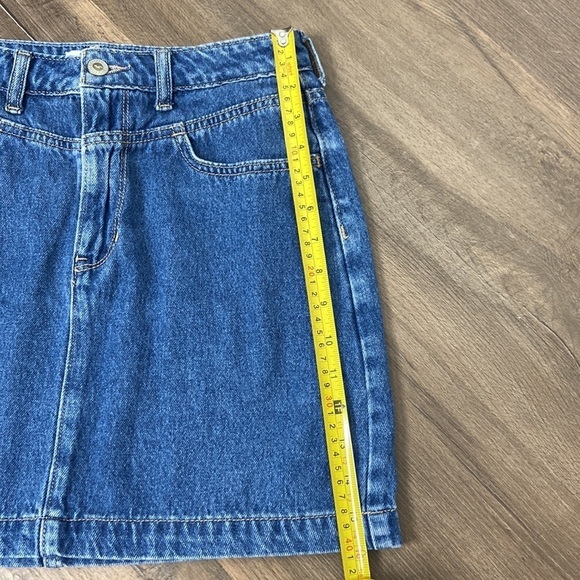 Hollister Women’s Ultra High-Rise Denim Jean Skirt Size 5 - Picture 9 of 12